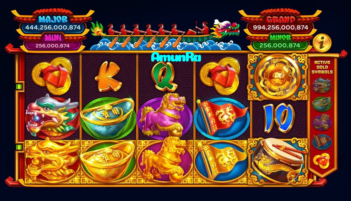 AmunRa casino presented on mobile device in Pakistan with slots and live games